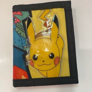 Pokemon Pikachu Kids Wallet - Yellow and Black